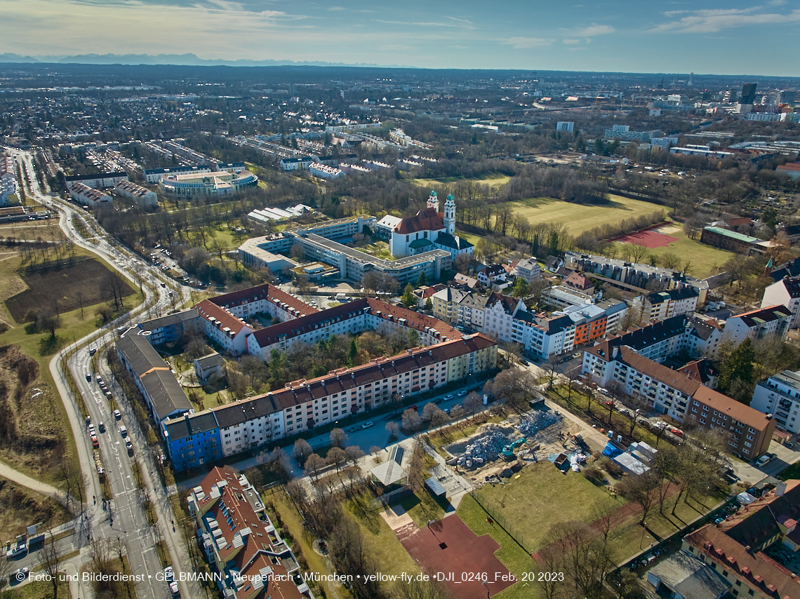 20.02.2023 -  der verschwundene Hachinger Bach in Neuperlach und Berg am Laim